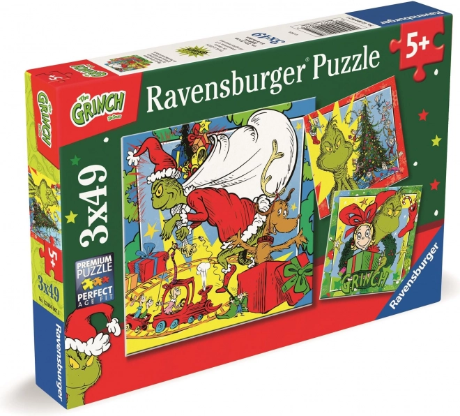Puzzle Ravensburger Grinch 3x49 piese