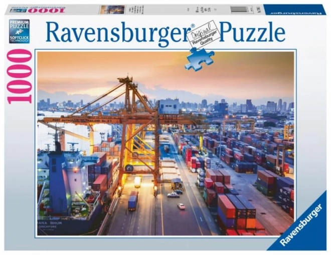 Puzzle portul Hamburg 1000 de piese