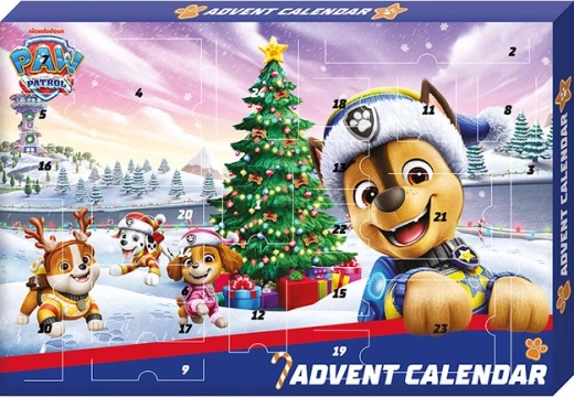 Calendar de Advent PAW PATROL pentru băieți