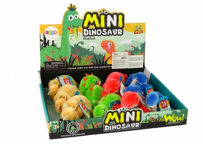 mini jucărie pluș dinozaur 4 specii