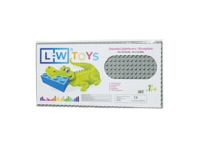 Placă de construcție Junior gri L-W Toys