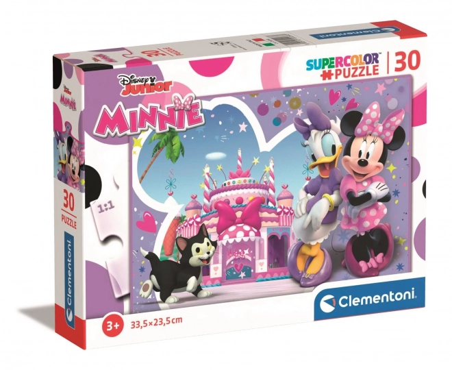 Puzzle Clementoni Minnie Mouse: Tortul aniversar 30 piese