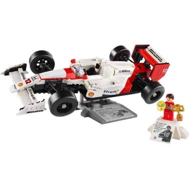 Set LEGO Icons McLaren MP4/4 și Ayrton Senna