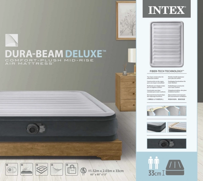 Pat gonflabil Queen Comfort Dura-Beam