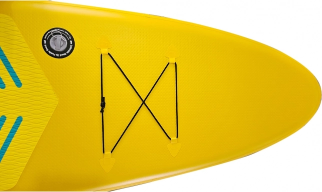 SUP paddleboard gonflabil galben 350 cm cu scaun și accesorii