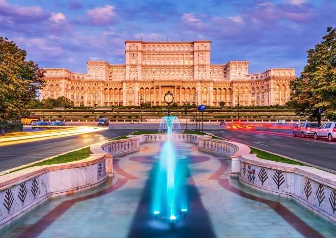 Puzzle Piața Parlamentului București 1000 piese
