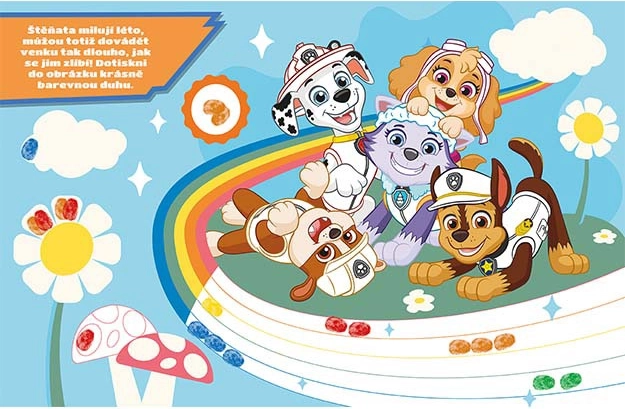 Set creativ Degețele colorate Paw Patrol