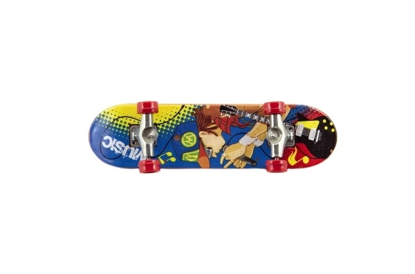 Skateboard deget cu rampă colorată