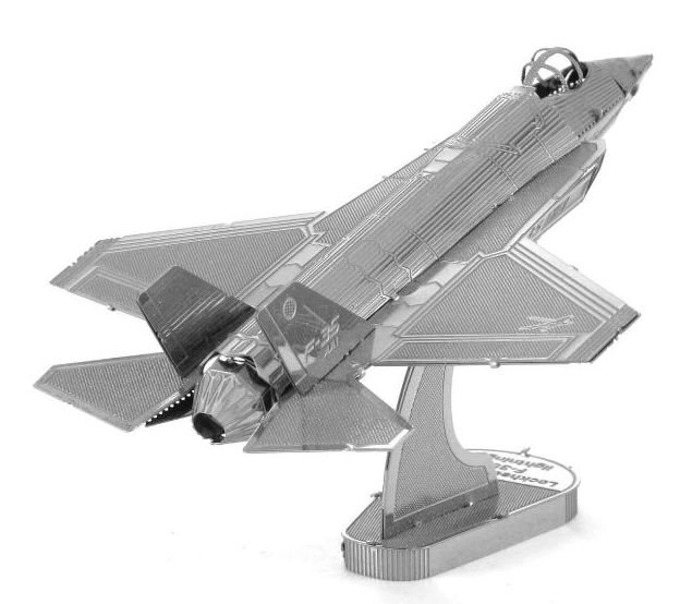 Puzzle 3D Metal Earth Avion de luptă F-35 Lightning II