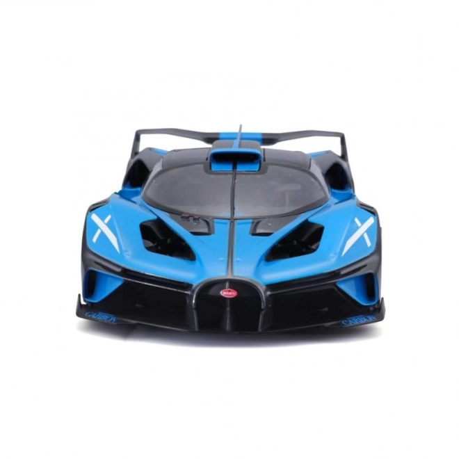 mașinuță Bburago Bugatti Bolide scară 1:18 albastră/neagră