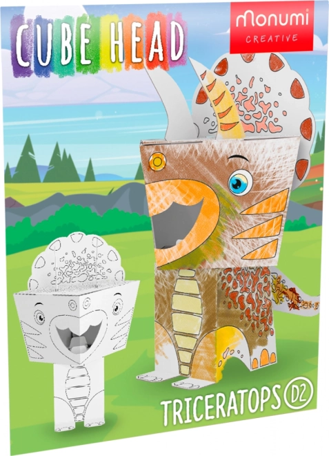 Casă colorată 3D Ul. Potworna 6 – Triceratops