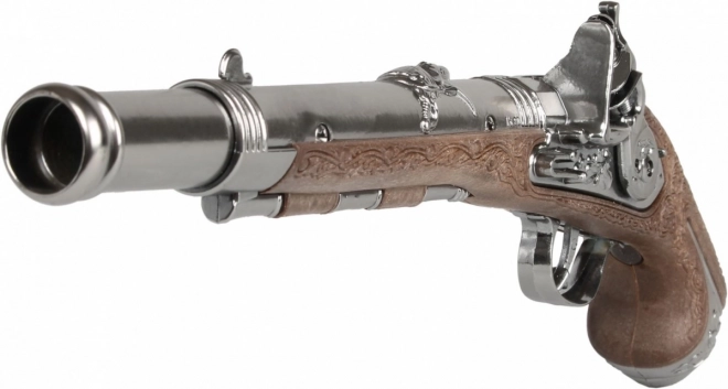 Pistol pirat metalic