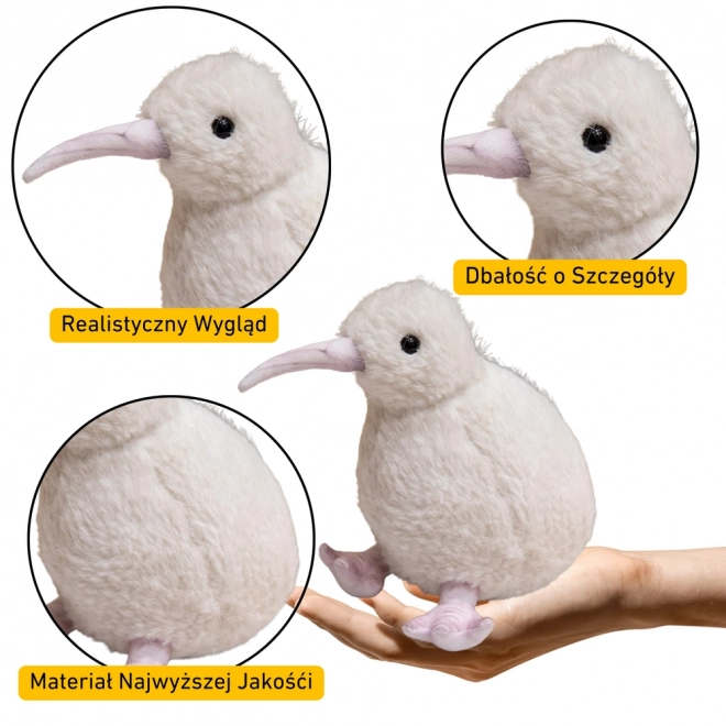 Plus de pluș Kiwi alb 17 cm