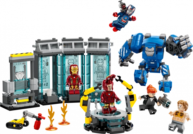 LEGO Marvel Iron Man și laboratorul său