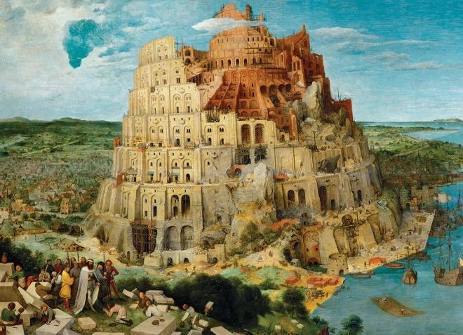 Puzzle Turnul Babel 1000 piese