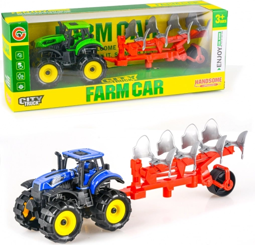 Tractor cu plug pe inerție 25 cm