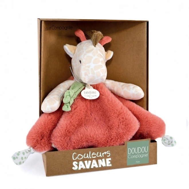 Doudou jucărie moale girafă Couleurs Savane