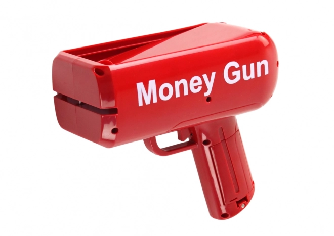 Pistol roșu pentru bani Money Gun