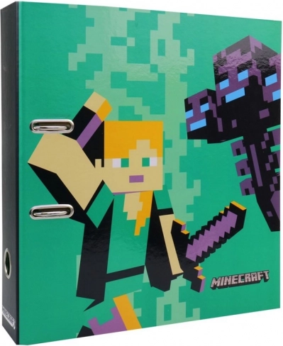Organizator Minecraft A4 cu mecanism pârghie