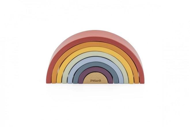 VIGA PolarB Puzzle Curcubeu Lemn Montessori