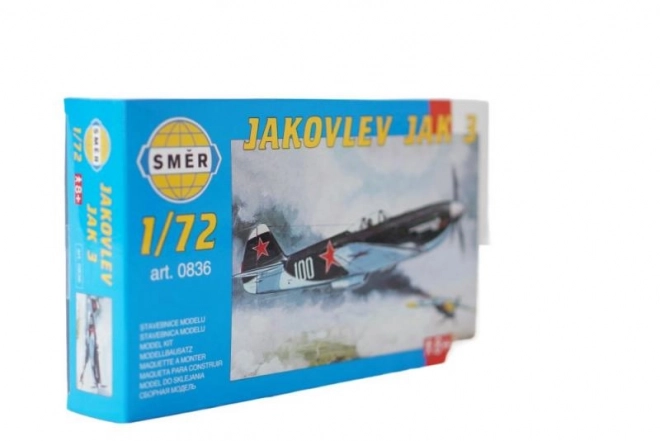 Model Avion Jakovlev Jak 3 la Scara 1:72