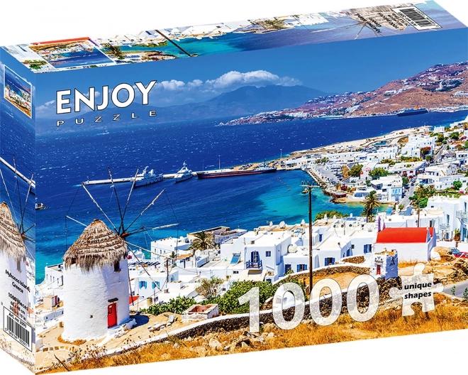 Puzzle Insula Mykonos, Grecia 1000 piese