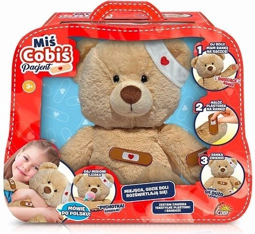Mascotă ursuleț Cobis Pacient