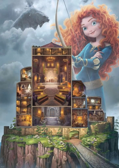 Puzzle Ravensburger castele Disney: Merida 1000 de piese