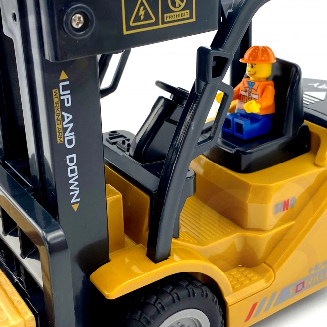 Stivuitor de jucărie Woopie controlat de la distanță RC 1:24