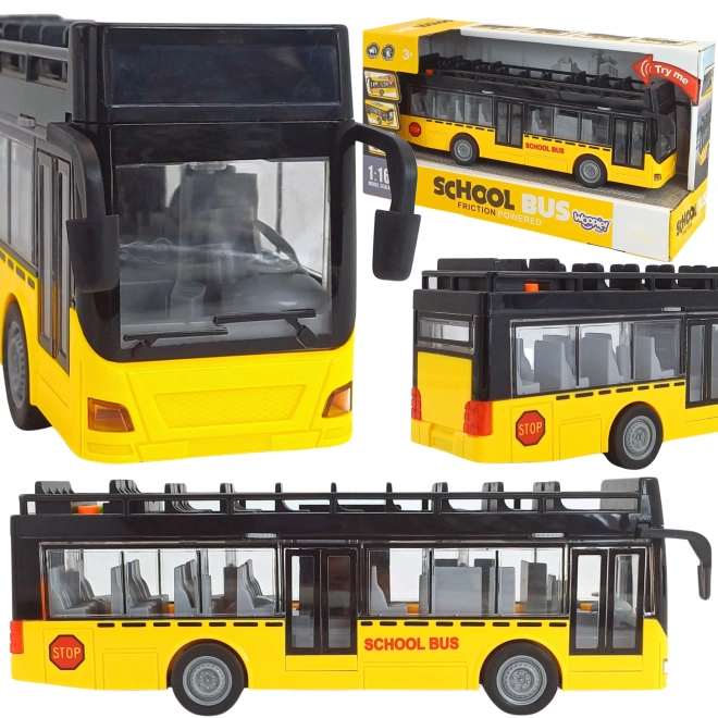 Autobuz WOOPIE cu lumini și uși care se deschid