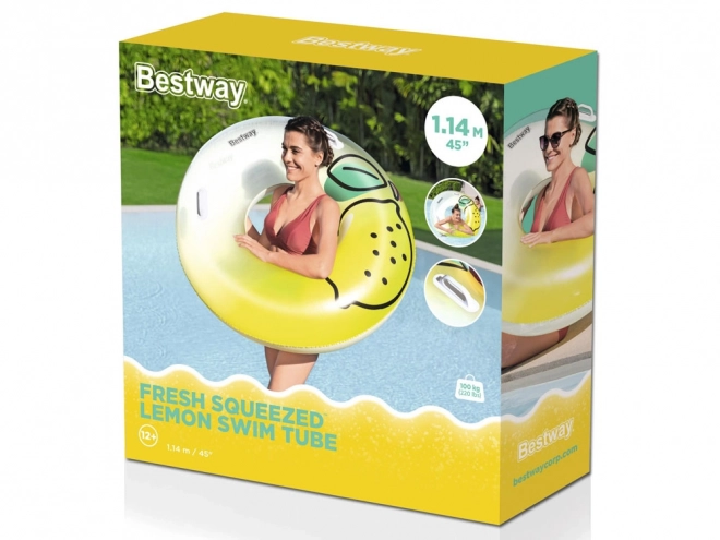 Colac gonflabil cu mânere Lămâie Bestway
