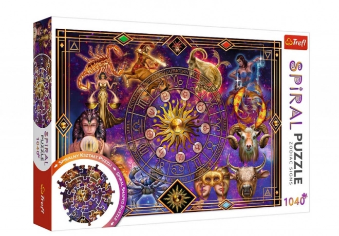 Puzzle în spirală TREFL Semnele zodiacului 1040 piese