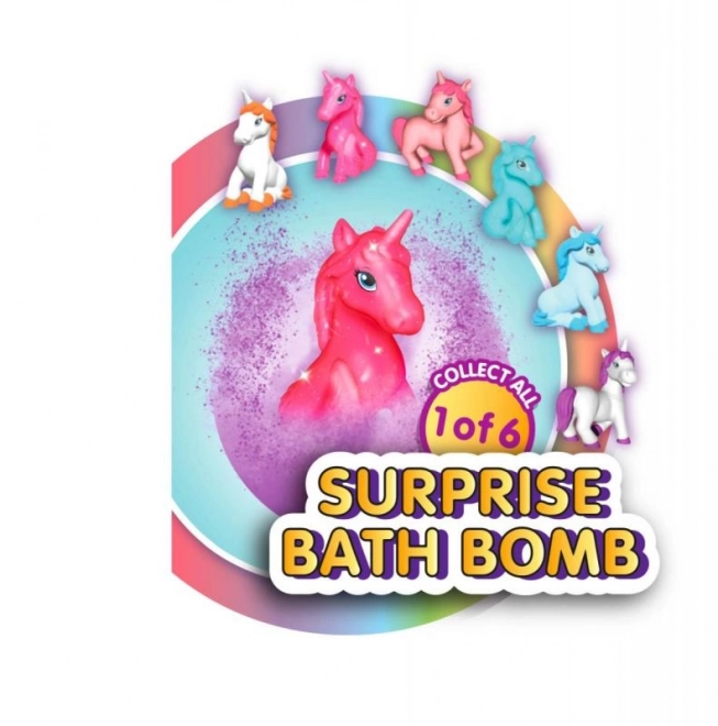 Bomba de baie Glibbi Unicorn cu surpriză