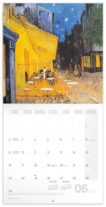 calendar de birou Vincent van Gogh 2025