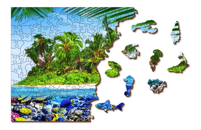 Puzzle reversibil 2‑în‑1 pentru distracție dublă