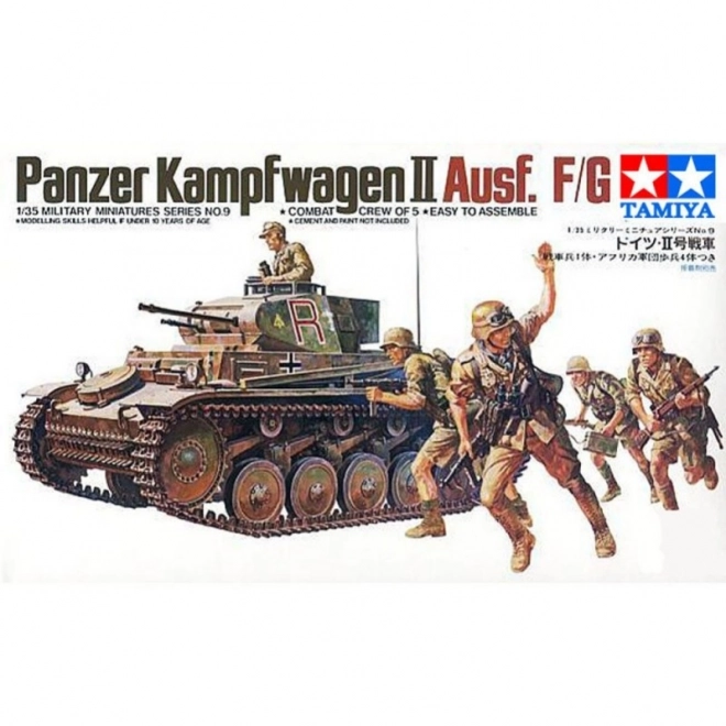 Kit de asamblare Panzer II german