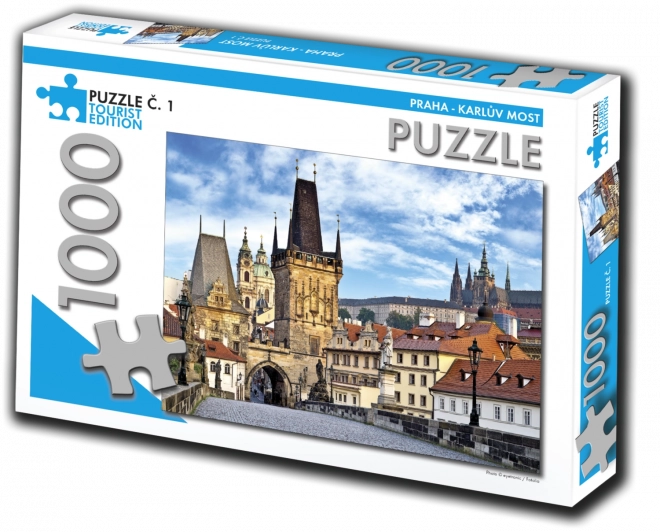 Puzzle turistic Praga - Podul Charles 1000 piese