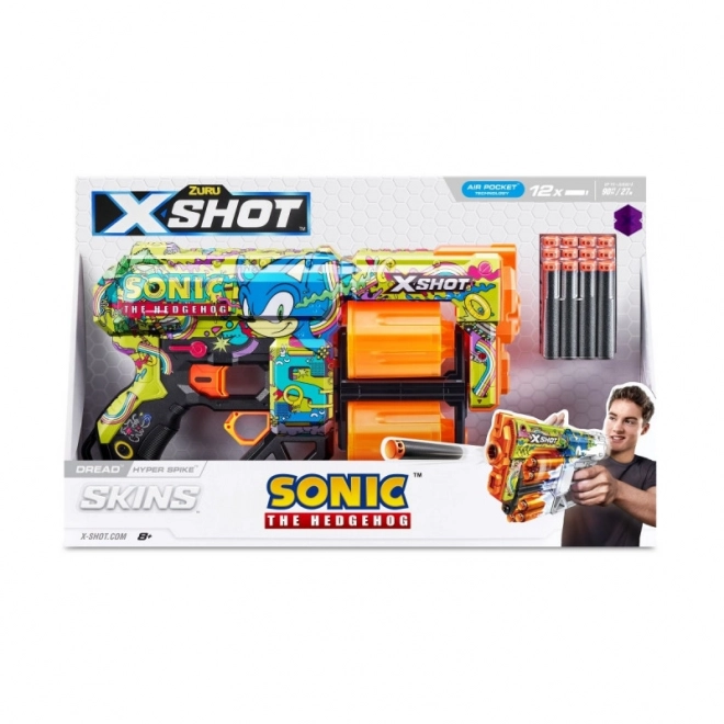 Blaster X-Shot Skins inspirat de Sonic the Hedgehog