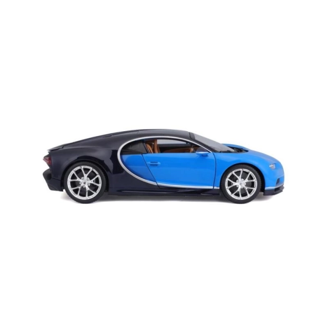 Mașinuță metalică Bugatti Chiron albastru Bburago 1:18