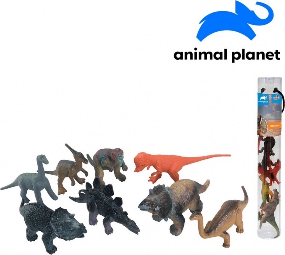 Animale dinozauri în tub 8 buc