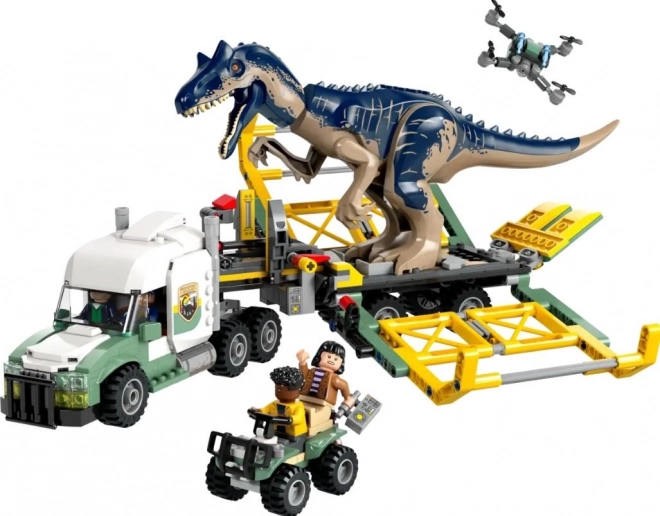 Camion de transport pentru Allosaurus LEGO Jurassic World