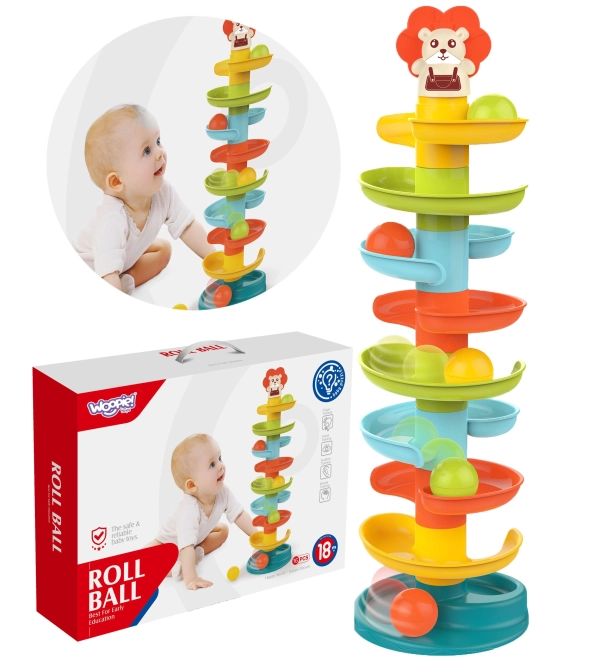 Woopie pistă spiralatã pentru bile colorate