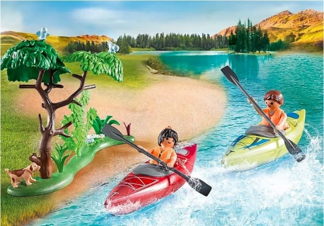 Zest de figurine Family Fun camping sub cort