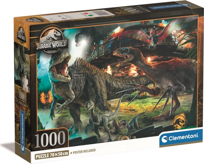 Clementoni puzzle Jurassic World 1000 piese