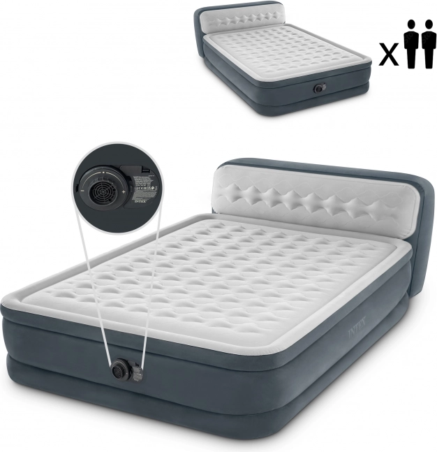 Saltea gonflabilă cu pompă integrată Intex Deluxe