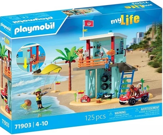 Set figurine MY LIFE 71903 turn de salvare și buggy de plajă