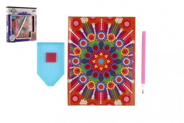 Set creativ jurnal mandala cu diamante