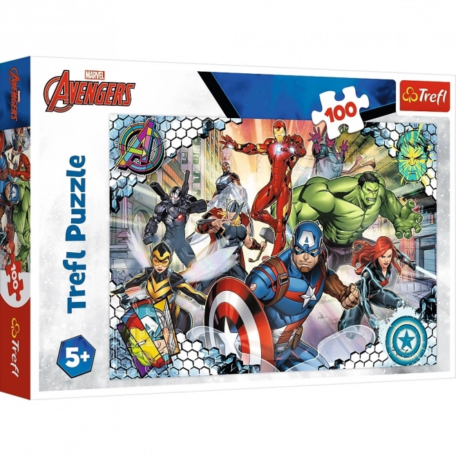 Puzzle cu 100 de piese Faimoșii Avengers