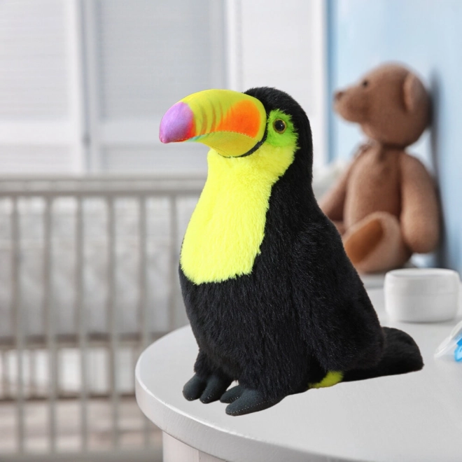 Tucan din pluș galben 20cm