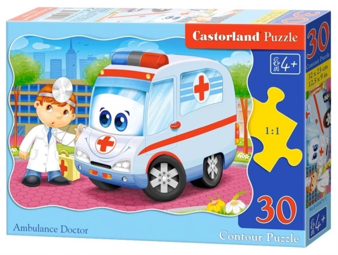 Puzzle ambulanță doctor